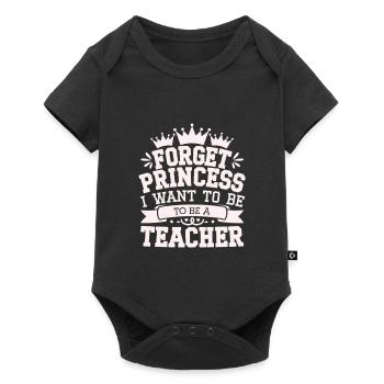 Dreams of Educators Crowned in Confidence - Baby Premium short-sleeve bodysuit - black - Front