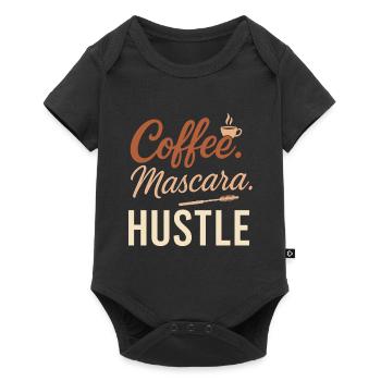 Life is too short to stay in stock - Baby Premium short-sleeve bodysuit - black - Front