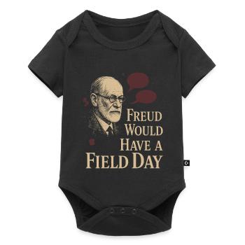 Future psychologist diagnose me - Baby Premium short-sleeve bodysuit - black - Front
