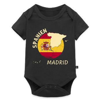 Madrid - Baby Premium short-sleeve bodysuit - black - Front