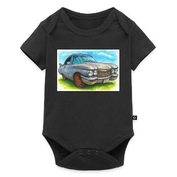 Retro Classic Cad -60 - Baby Premium short-sleeve bodysuit - black - Front