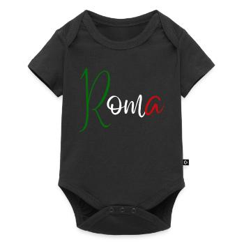 I love Rome, elegant minimalist design - Baby Premium short-sleeve bodysuit - black - Front