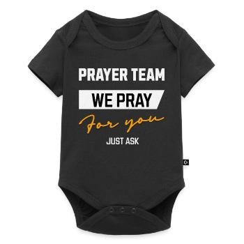 Prayer Team We pray for you - Baby Premium short-sleeve bodysuit - black - Front