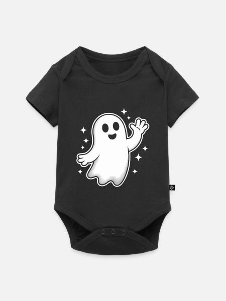 Scary Halloween Design - Baby Premium Kurzarmbody - Schwarz