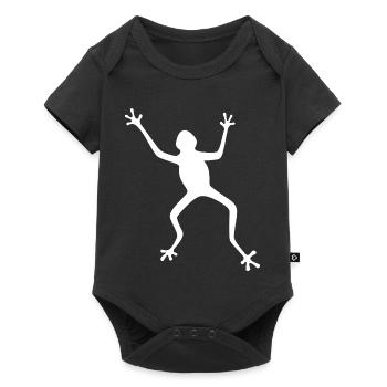 Frog Silhouette: Tropical, Rainforest - Baby Premium short-sleeve bodysuit - black - Front