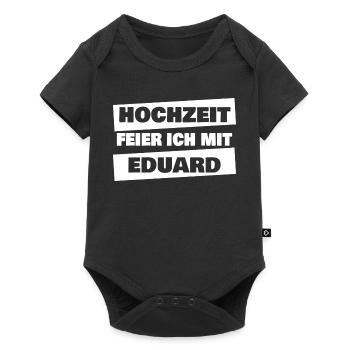 Bachelor Party Eduard - Baby Premium short-sleeve bodysuit - black - Front