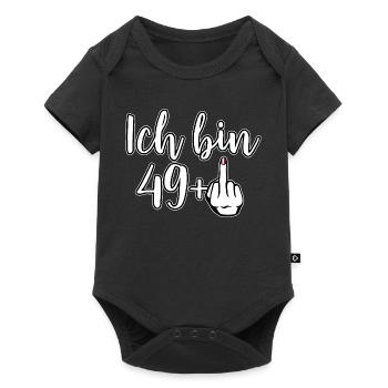 J’ai 49+ Majeur - Anniversaire - Body à manches courtes Premium Bébé - noir - Devant