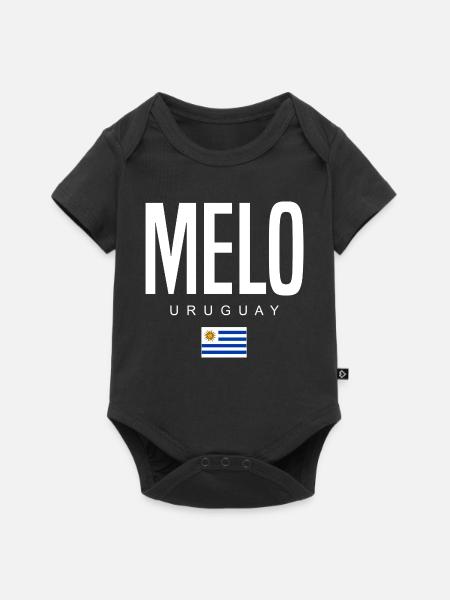 Melo Uruguay Uruguayer - Baby Premium Kurzarmbody - Schwarz