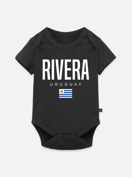 Rivera Uruguay Uruguayer - Baby Premium Kurzarmbody - Schwarz