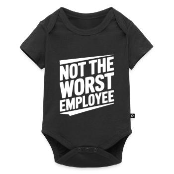 Not The Worst Employee - Baby Premium short-sleeve bodysuit - black - Front