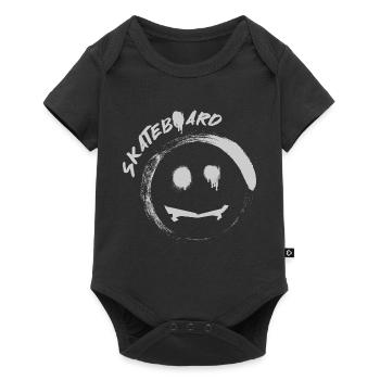 Skateboard - Baby Premium short-sleeve bodysuit - black - Front