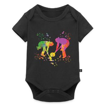 Curler Sports d’hiver Curling - Body à manches courtes Premium Bébé - noir - Devant