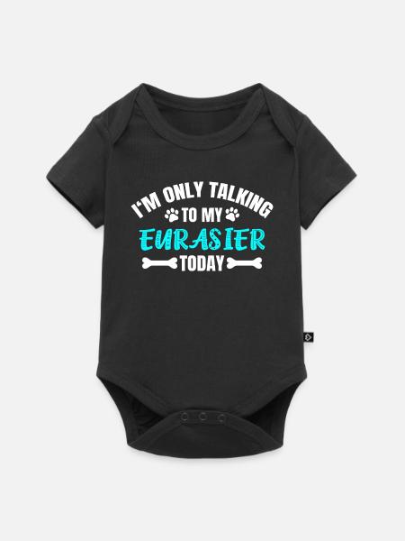 Eurasier - Baby Premium Kurzarmbody - Schwarz