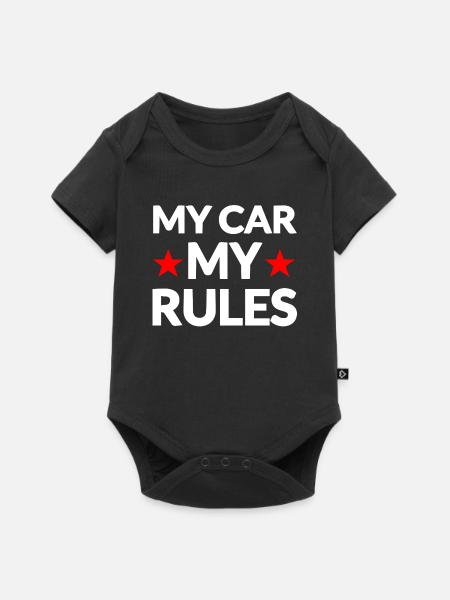 Auto - Baby Premium Kurzarmbody - Schwarz