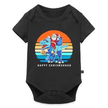 Hanukkah Hanukkah Hanukah Christmas - Baby Premium short-sleeve bodysuit - black - Front