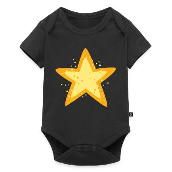 Shining Star Dessin animé Illustration - Body à manches courtes Premium Bébé - noir - Devant