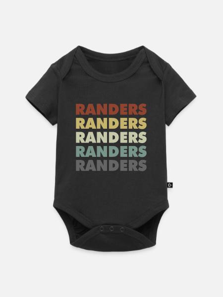 Randers - Denmark - Dänemark - Skandinavien - Baby Premium Kurzarmbody - Schwarz