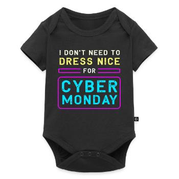 Virée shopping du Cyber Monday - Body à manches courtes Premium Bébé - noir - Devant