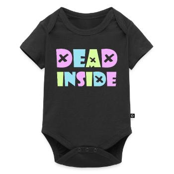 Dead Inside Kawaii Emo Punk Rock Anime Gothic Goth - Baby Premium short-sleeve bodysuit - black - Front