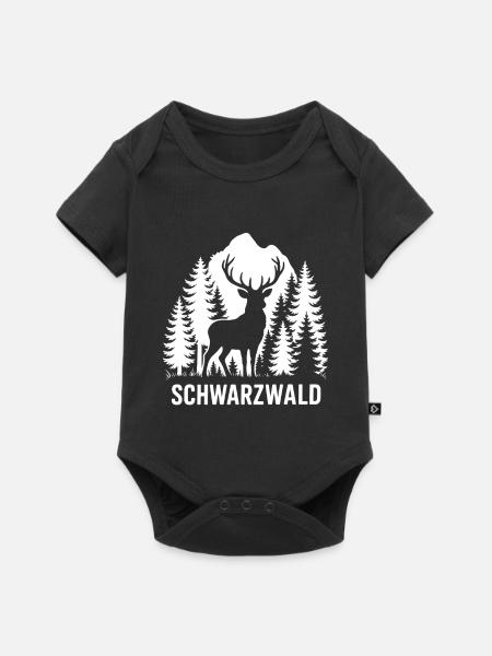 Schwarzwald - Baby Premium Kurzarmbody - Schwarz