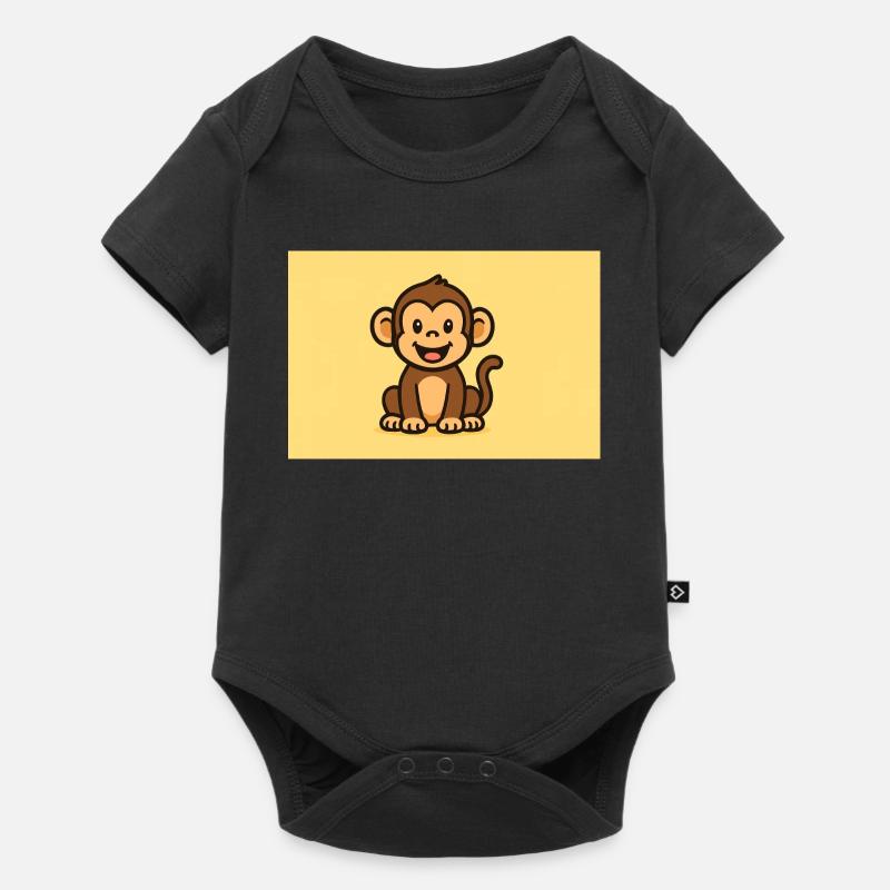 Singe - Body à manches courtes Premium Bébé - noir