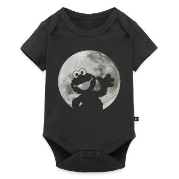 Sesame Street Elmo Under the Full Moon - Baby Premium short-sleeve bodysuit - black - Front