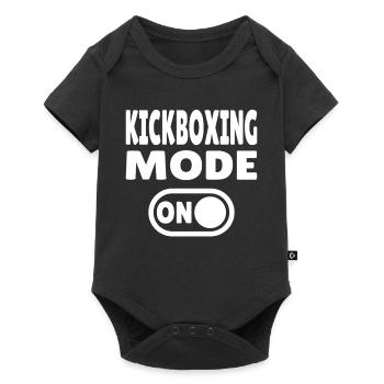 Mode kickboxing activé – Puissance pour les artistes martiaux - Body à manches courtes Premium Bébé - noir - Devant