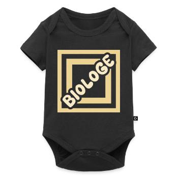 Biologiste comme métier - Body à manches courtes Premium Bébé - noir - Devant