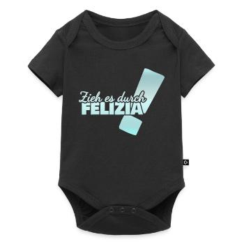 Prénom Felizia - Body à manches courtes Premium Bébé - noir - Devant