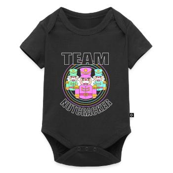 Nussknacker Weihnachten - Baby Premium Kurzarmbody - Schwarz - Vorne