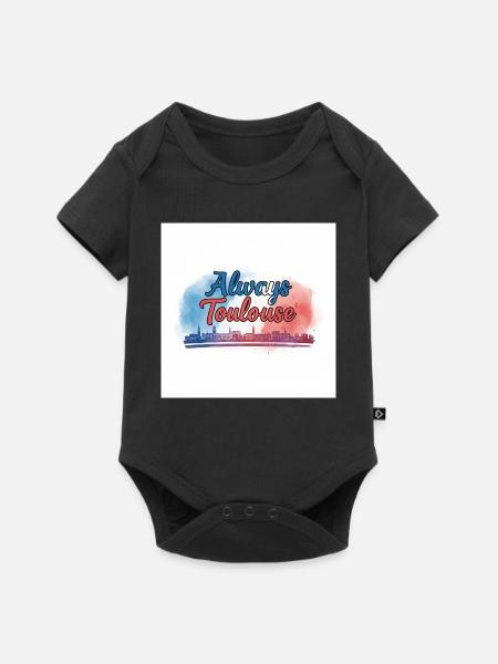 Always Toulouse - Baby Premium Kurzarmbody - Schwarz