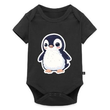 Pingouin - Body à manches courtes Premium Bébé - noir - Devant