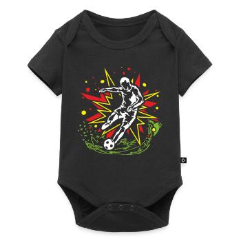 Kicker in ComicBeat - Baby Premium short-sleeve bodysuit - black - Front
