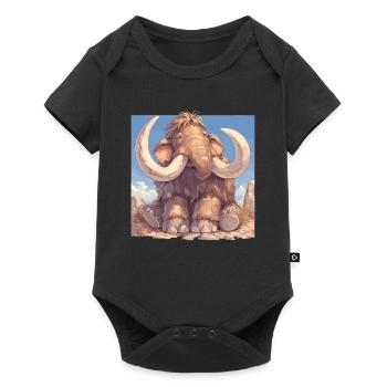 Mammoths Mammoth - Baby Premium short-sleeve bodysuit - black - Front