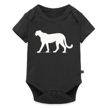 Cheetah animal - Baby Premium short-sleeve bodysuit - black - Front