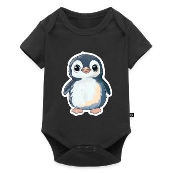 Pingouin - Body à manches courtes Premium Bébé - noir - Devant