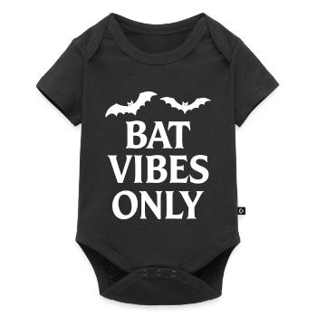 Bat vibes for horror fans - Baby Premium short-sleeve bodysuit - black - Front