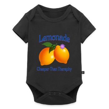 Lemonade Cheaper Than Theraphy Lemon Fruit - Baby Premium short-sleeve bodysuit - black - Front