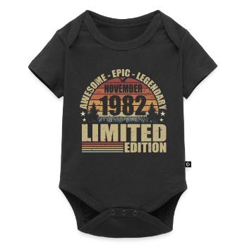 November 1982 Limited Edition Retro November 1982 - Baby Premium short-sleeve bodysuit - black - Front