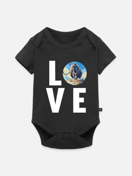 Mammuts Mammut - Baby Premium Kurzarmbody - Schwarz