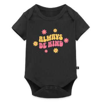 Always Be Kind – Vintage Good Mood - Body à manches courtes Premium Bébé - noir - Devant