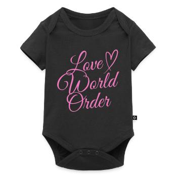 Cavalier Love World - Body à manches courtes Premium Bébé - noir - Devant