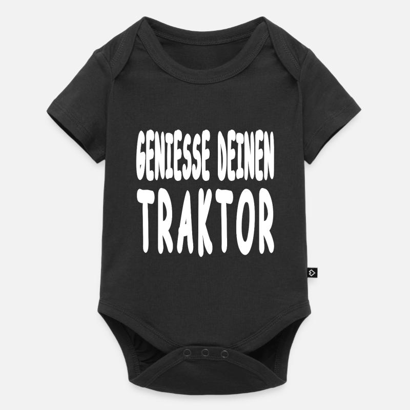 Traktor - Baby Premium Kurzarmbody - Schwarz