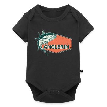 Anglerin Fish USA Design - Body à manches courtes Premium Bébé - noir - Devant
