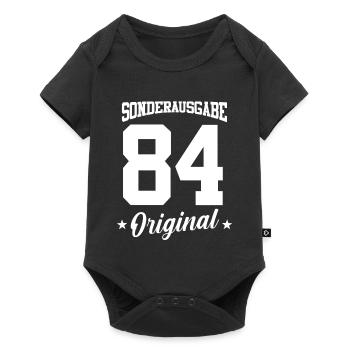 84 Birthday - Baby Premium short-sleeve bodysuit - black - Front