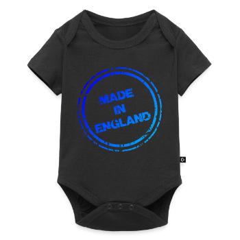 English Pride Tee – Blue “Made in England” Logo - Baby Premium short-sleeve bodysuit - black - Front