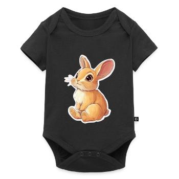 Hare - Baby Premium short-sleeve bodysuit - black - Front