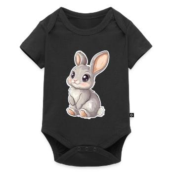 Hare - Baby Premium short-sleeve bodysuit - black - Front