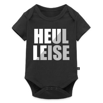 howl quietly - Baby Premium short-sleeve bodysuit - black - Front