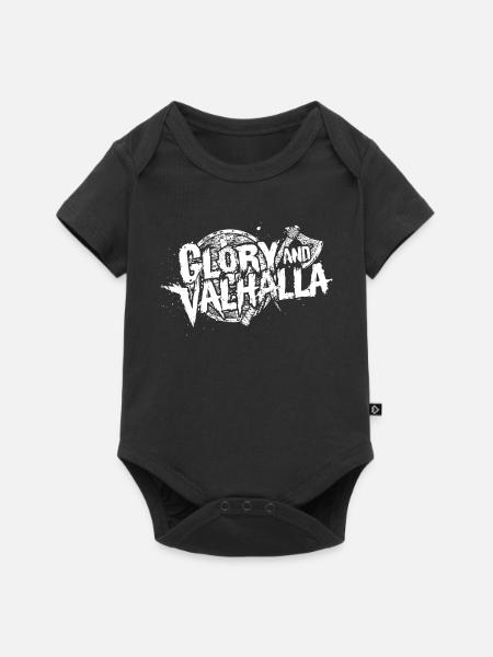 Glory and Valhalla - Baby Premium Kurzarmbody - Schwarz